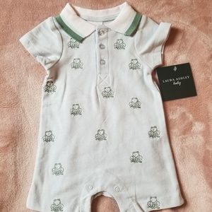 Laura Ashley Frog Polo Romper